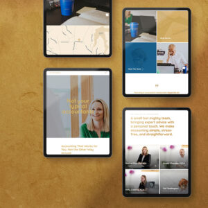 Chandler Accounting Website Flatlay